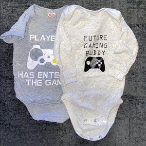 2 piece Gamer baby set